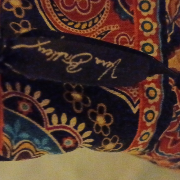 Vera Bradley Tote Vintage Zip Closure - Picture 6 of 10